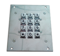 Металлическая наборная клавиатура  для ТРК RX485